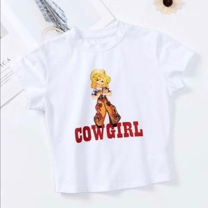 cow girl shirt -$12 Green tank- $5 white tank-$9 everything for $25!!